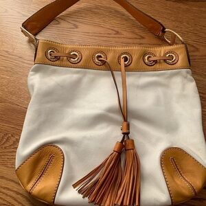 Michael Kors Camel/Creme Bag